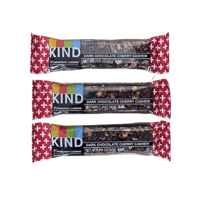 Dark Chocolate Cherry Kind Bar 3 Pack