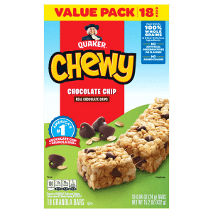 Quaker Chocolate Chip Chewy Granola Bars
