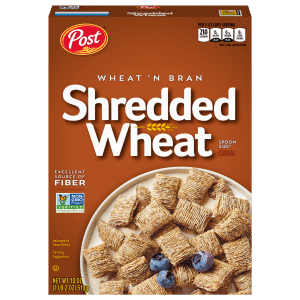 Post Shredded Wheat Wheat 'N Bran