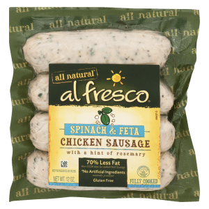 Al Fresco Chicken Sausage Spinach & Feta
