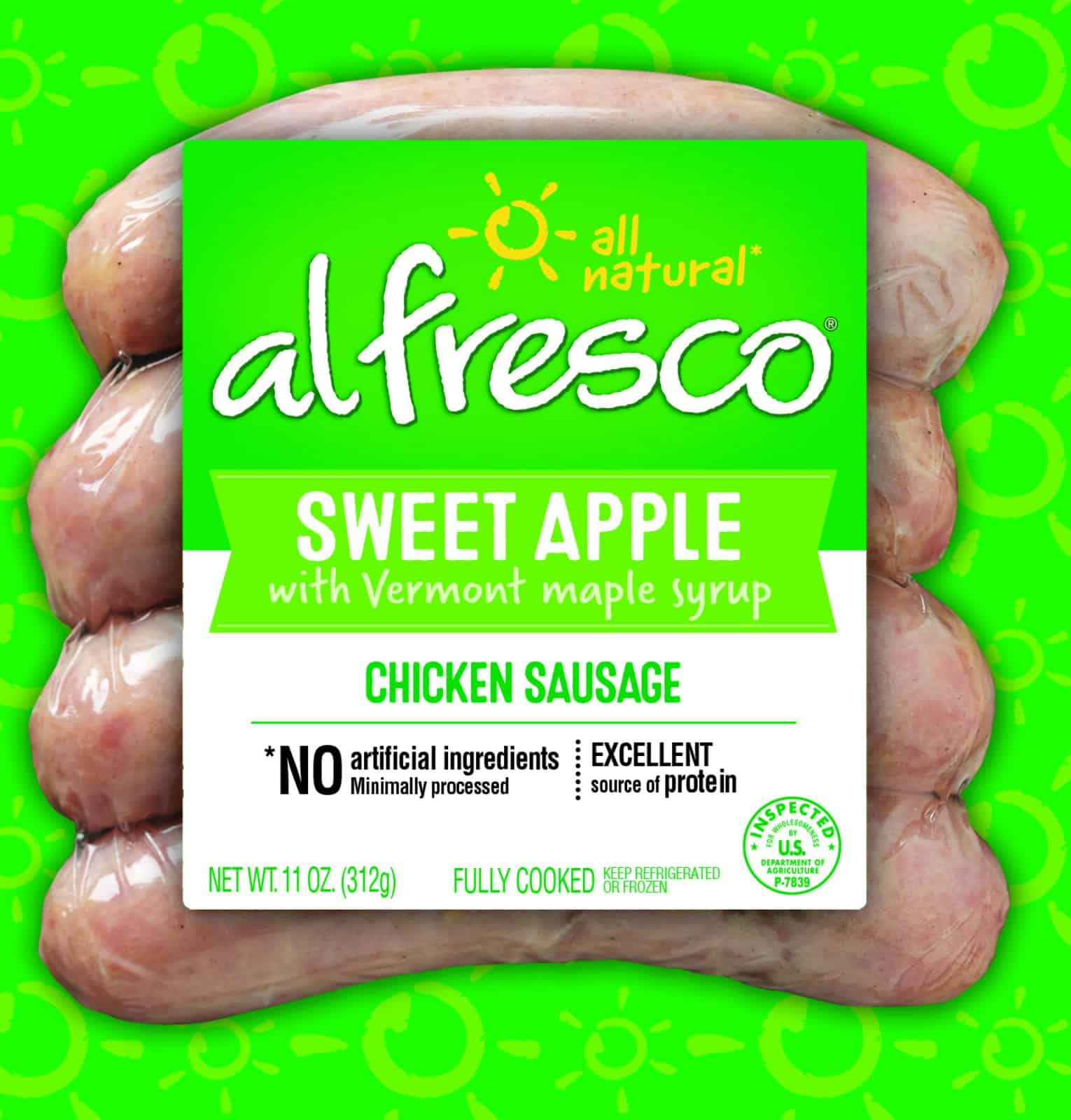 Al Fresco Sweet Apple Chicken Sausage