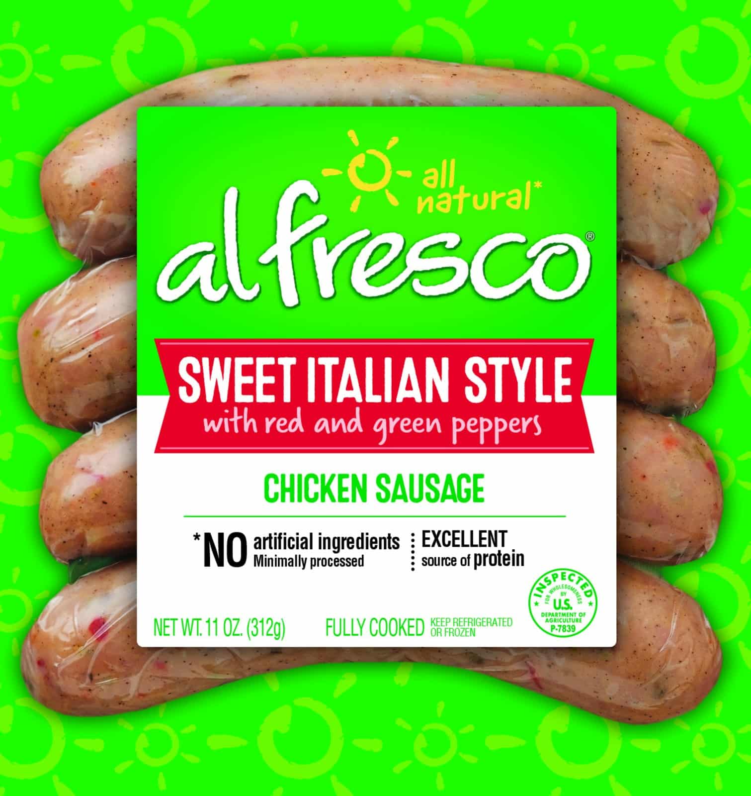 Al Fresco Sweet Italian Style Chicken Sausage