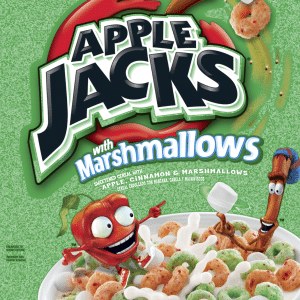 Kellogg’s Apple Jacks Breakfast Cereal with Marshmallows