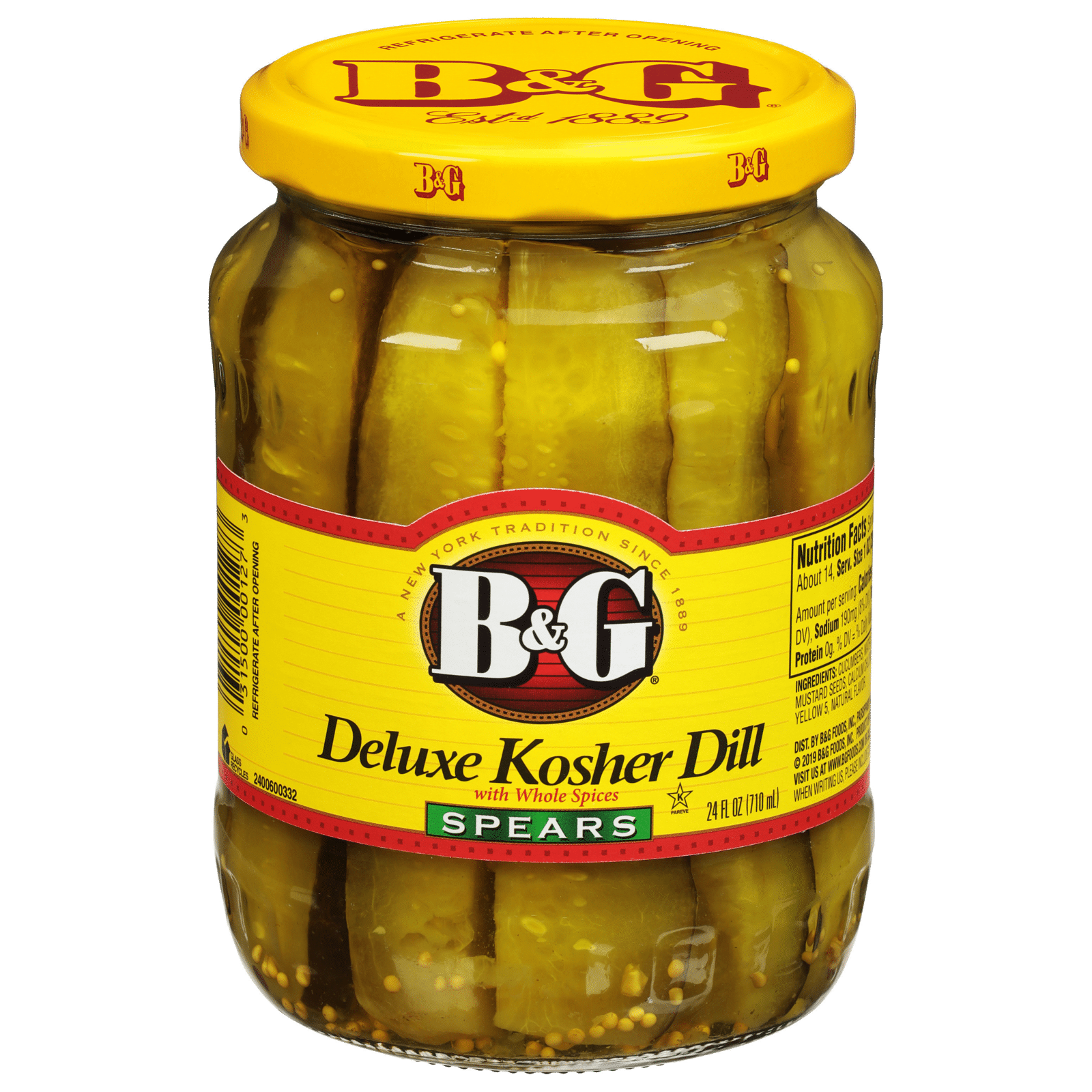B&G Deluxe Kosher Dill Spears