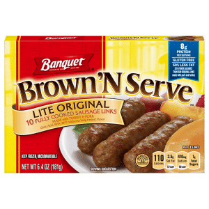 Banquet Brown 'N Serve Lite Original Sausage Links
