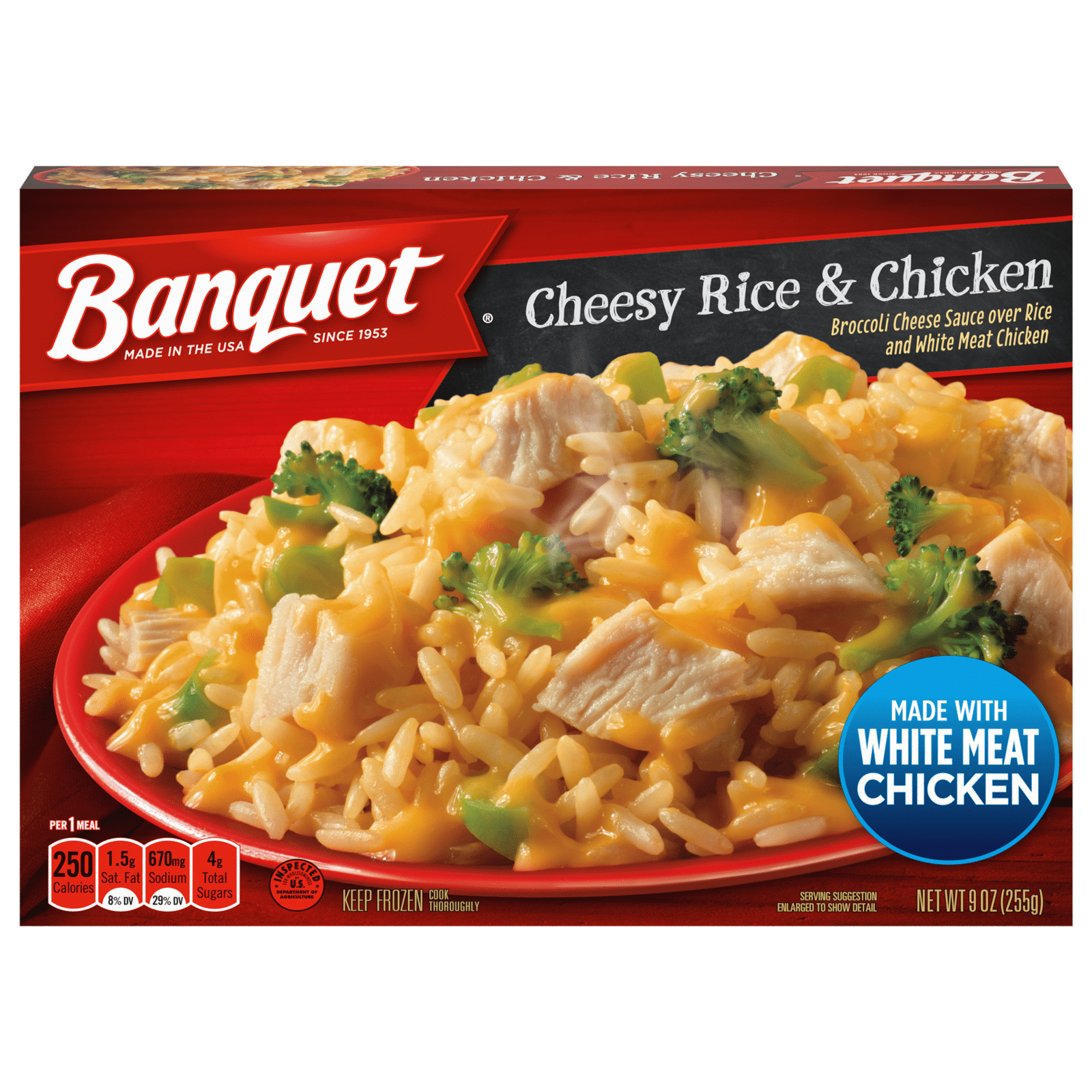 Banquet Cheesy Rice & Chicken