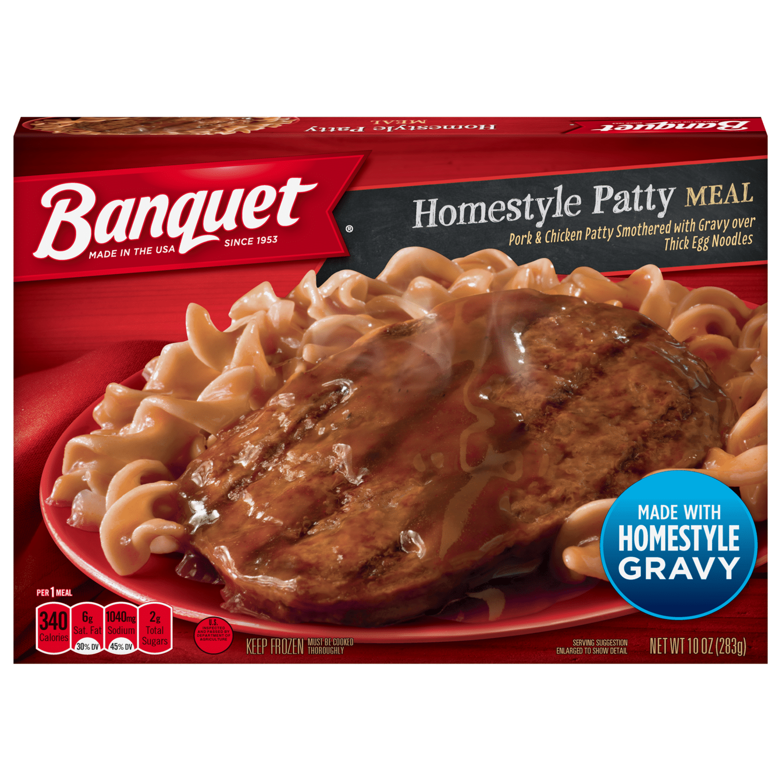 Banquet Homestyle Patty Meal