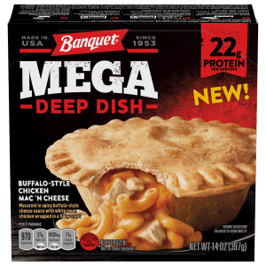 Banquet Mega Deep Dish Pot Pie Buffalo-Style Chicken Mac 'N Cheese