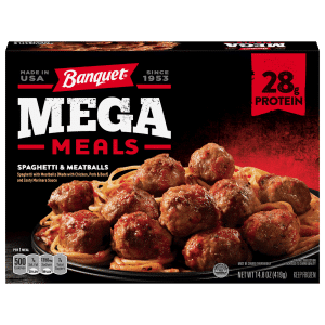 Banquet Mega Meals Spaghetti and Meatballs