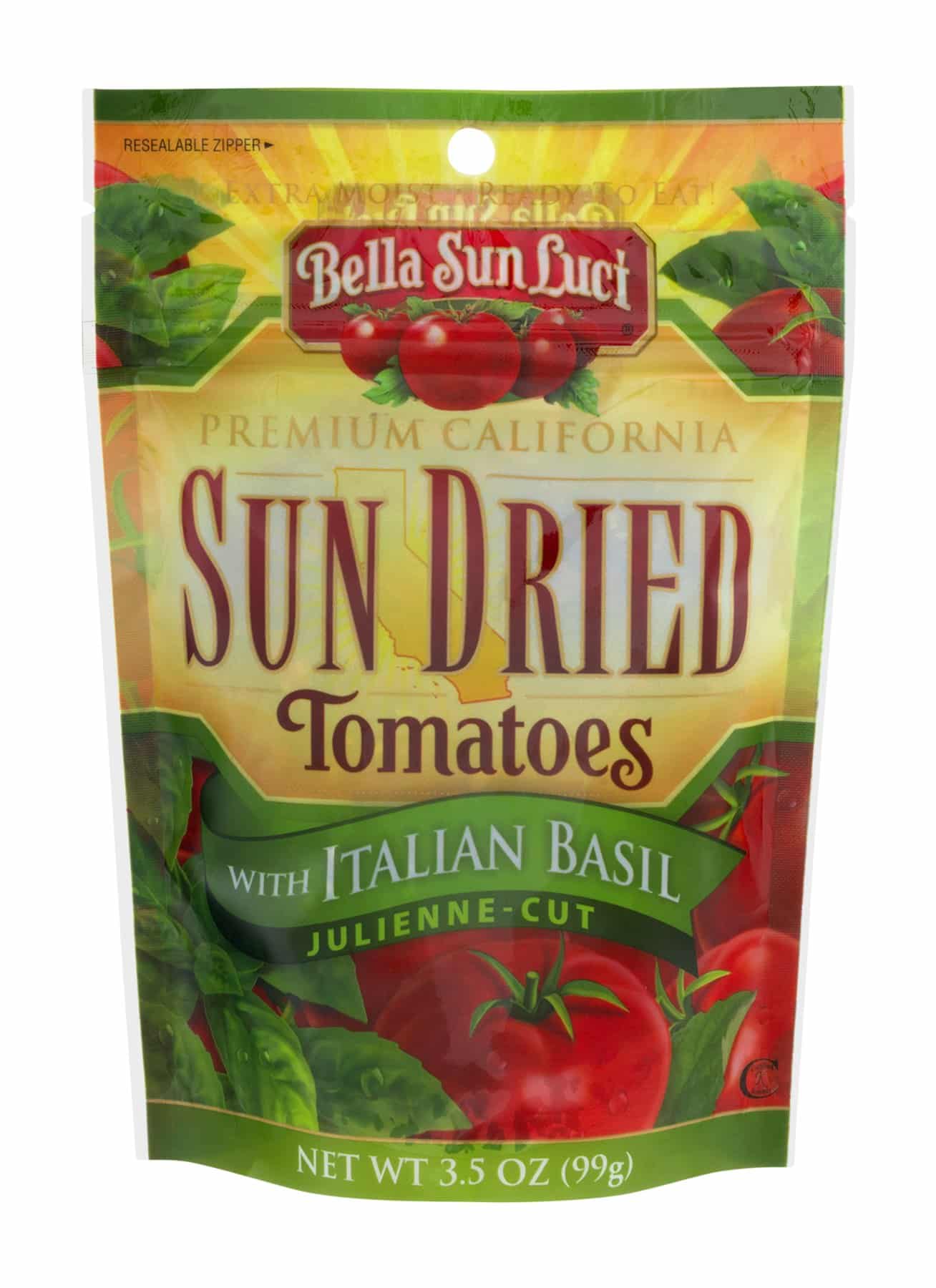 Bella Sun Luci Sun Dried Tomatoes Italian Basil