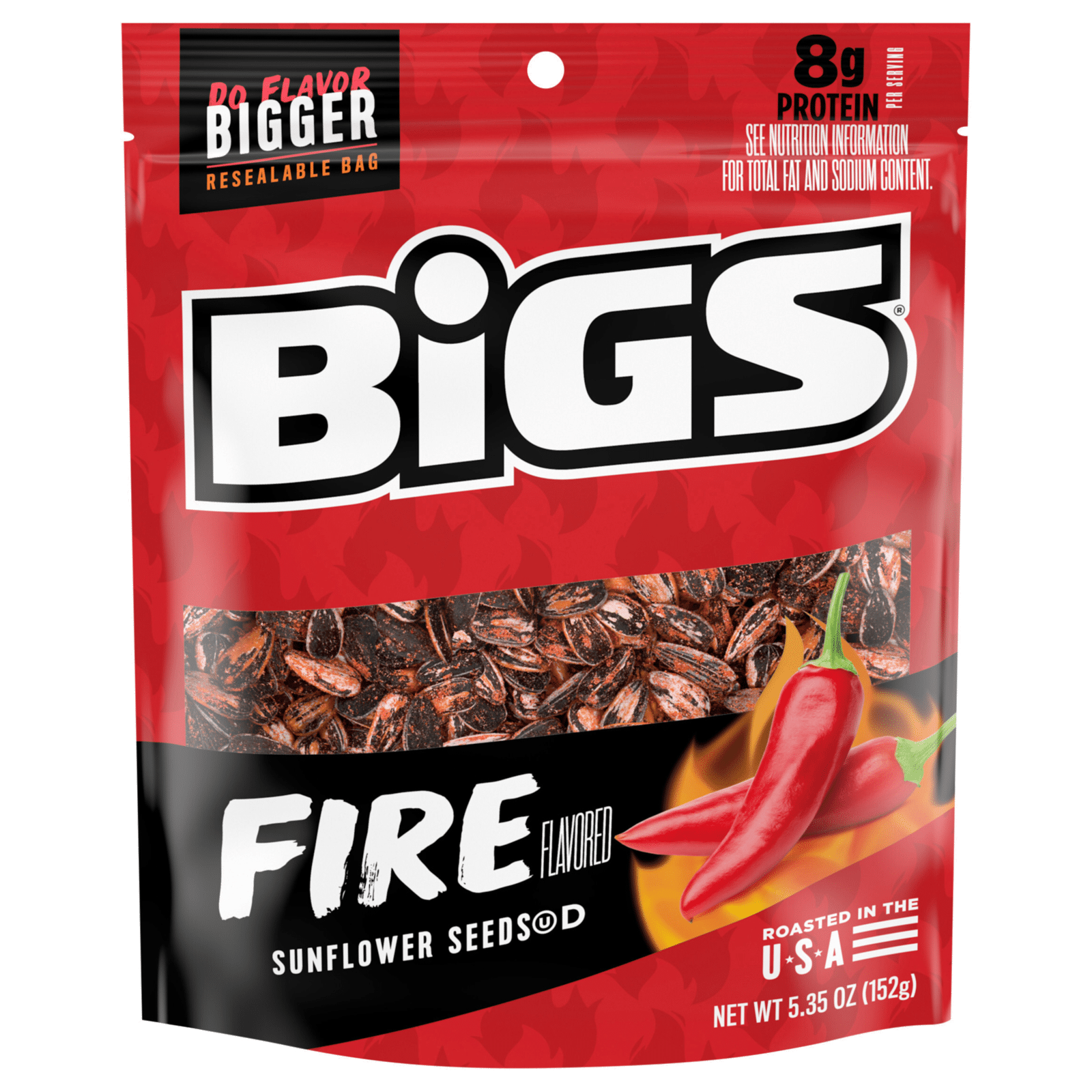 Bigs Fire Flavored Spicy Sunflower Seeds