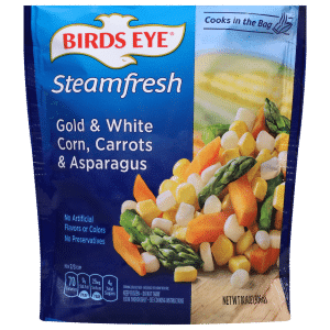 Birds Eye Steamfresh Gold & White Corn, Carrots & Asparagus