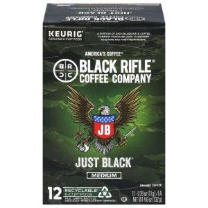 Black Rifle Coffee Company Medium Just Black Coffee Single Serve Cups