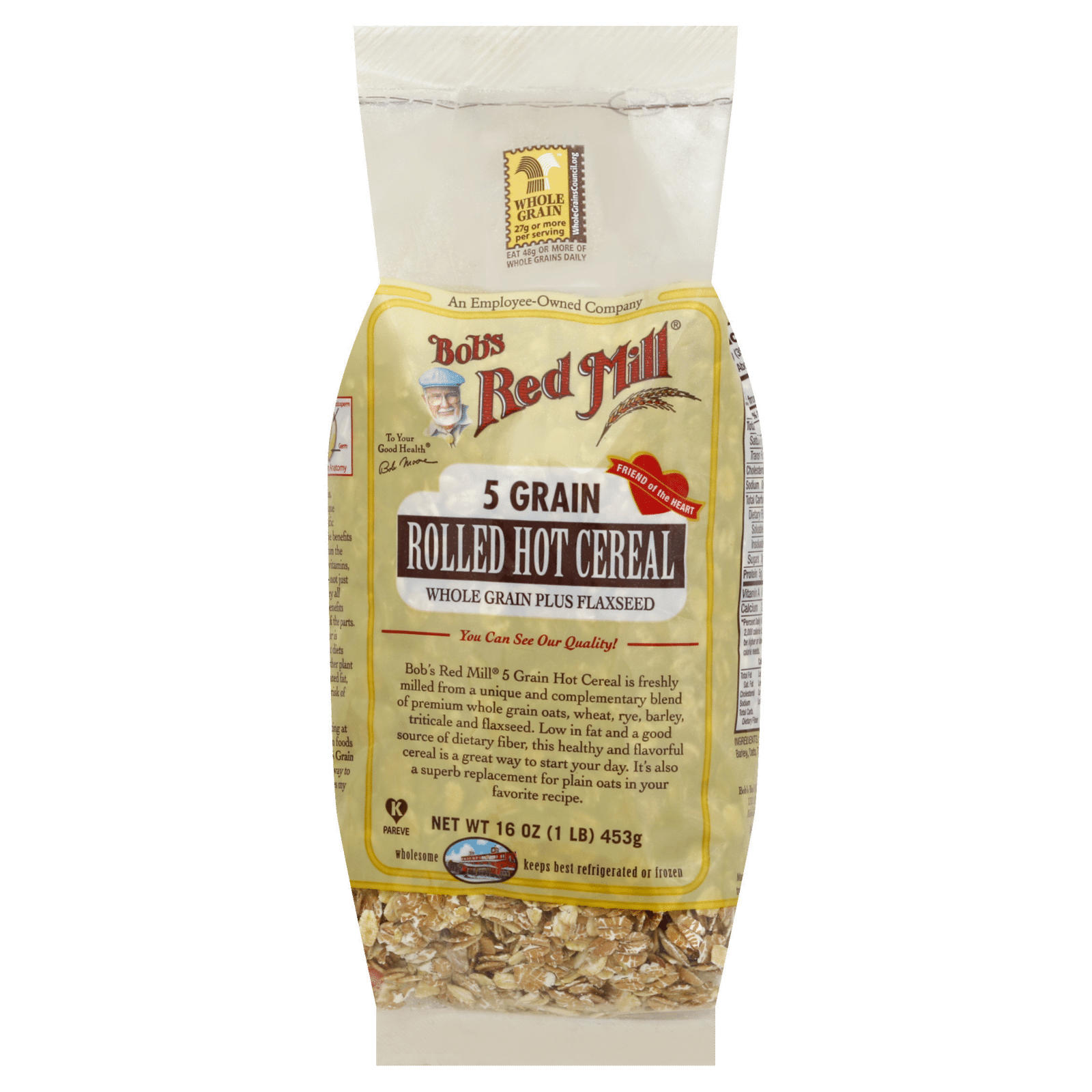 Bob's Red Mill Natural Foods GRAIN ROLLED HOT CEREAL