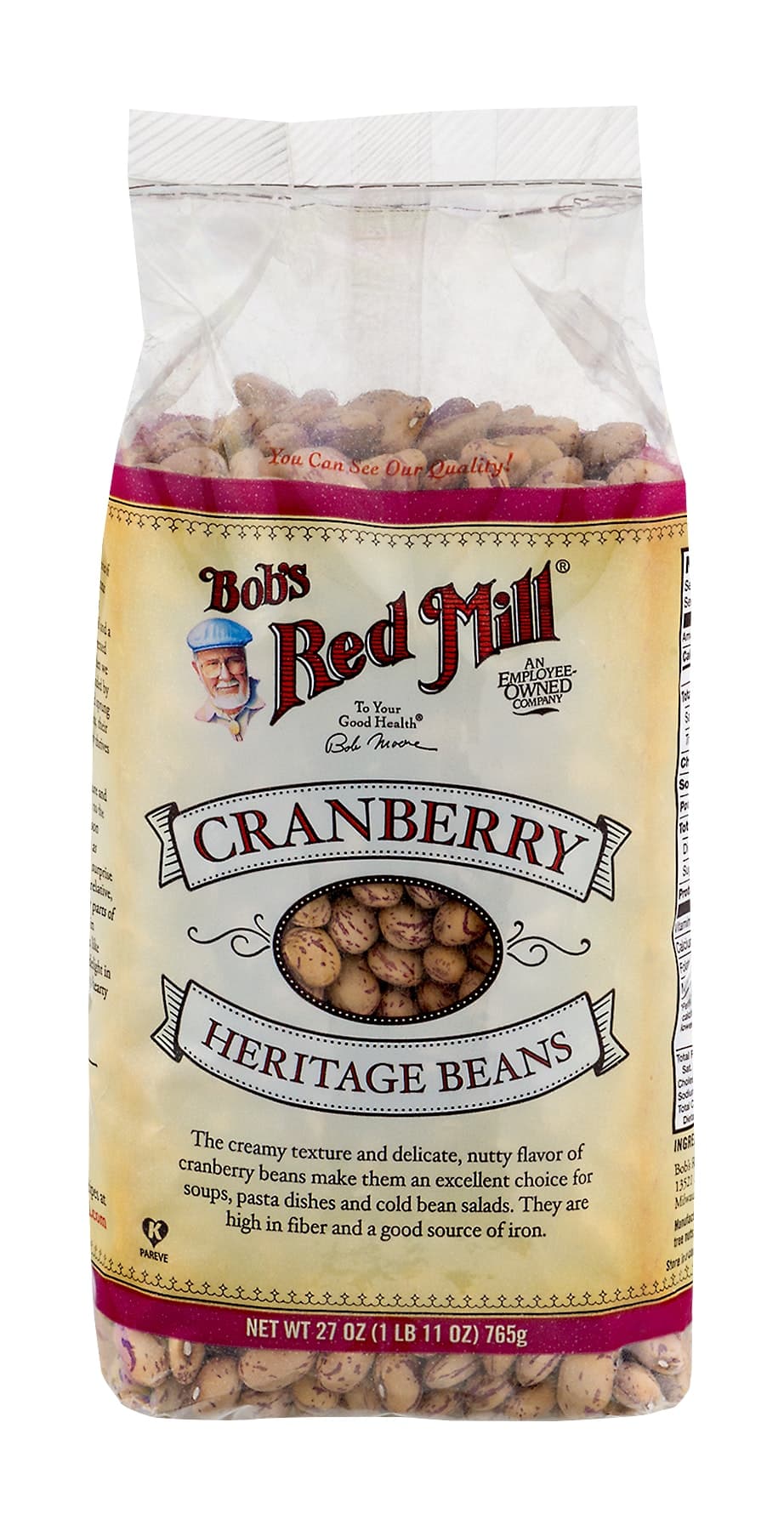 Bob's Red Mill Cranberry Heritage Beans