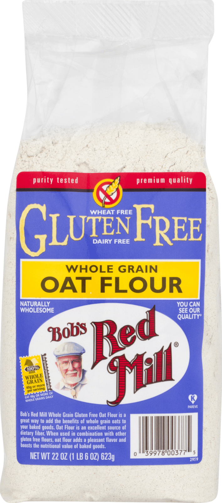 Bob's Red Mill Whole Grain Oat Flour Gluten Free