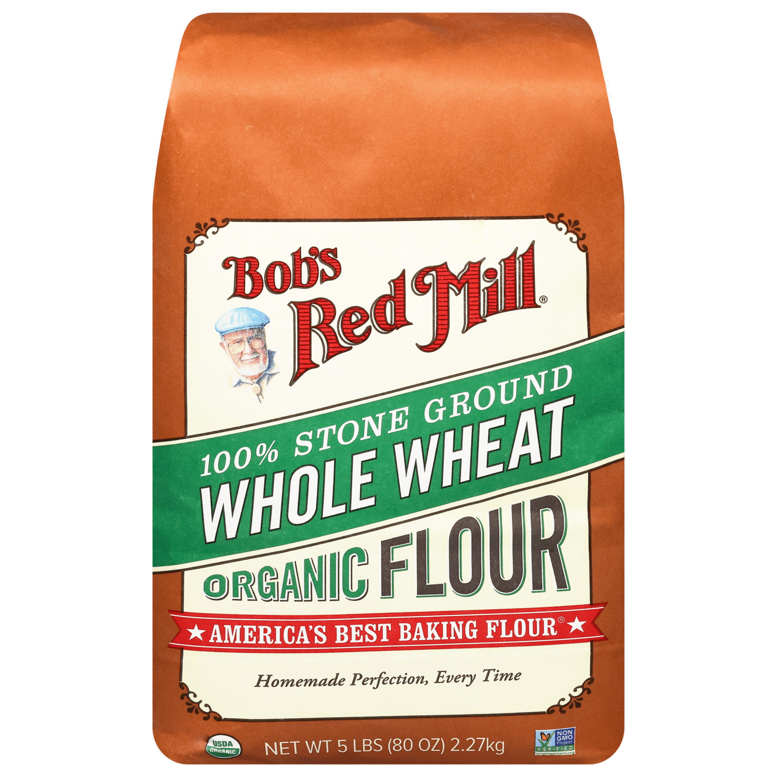 Bob's Red Mill 100% Stone Ground Whole Wheat Organic Flour