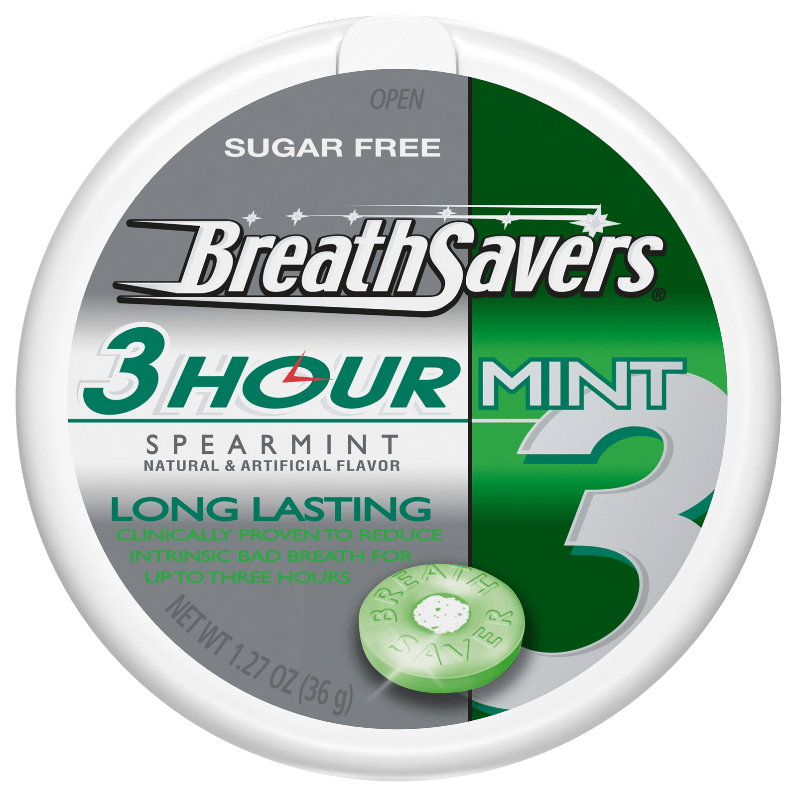Breath Savers 3 Hour Mint Spearmint
