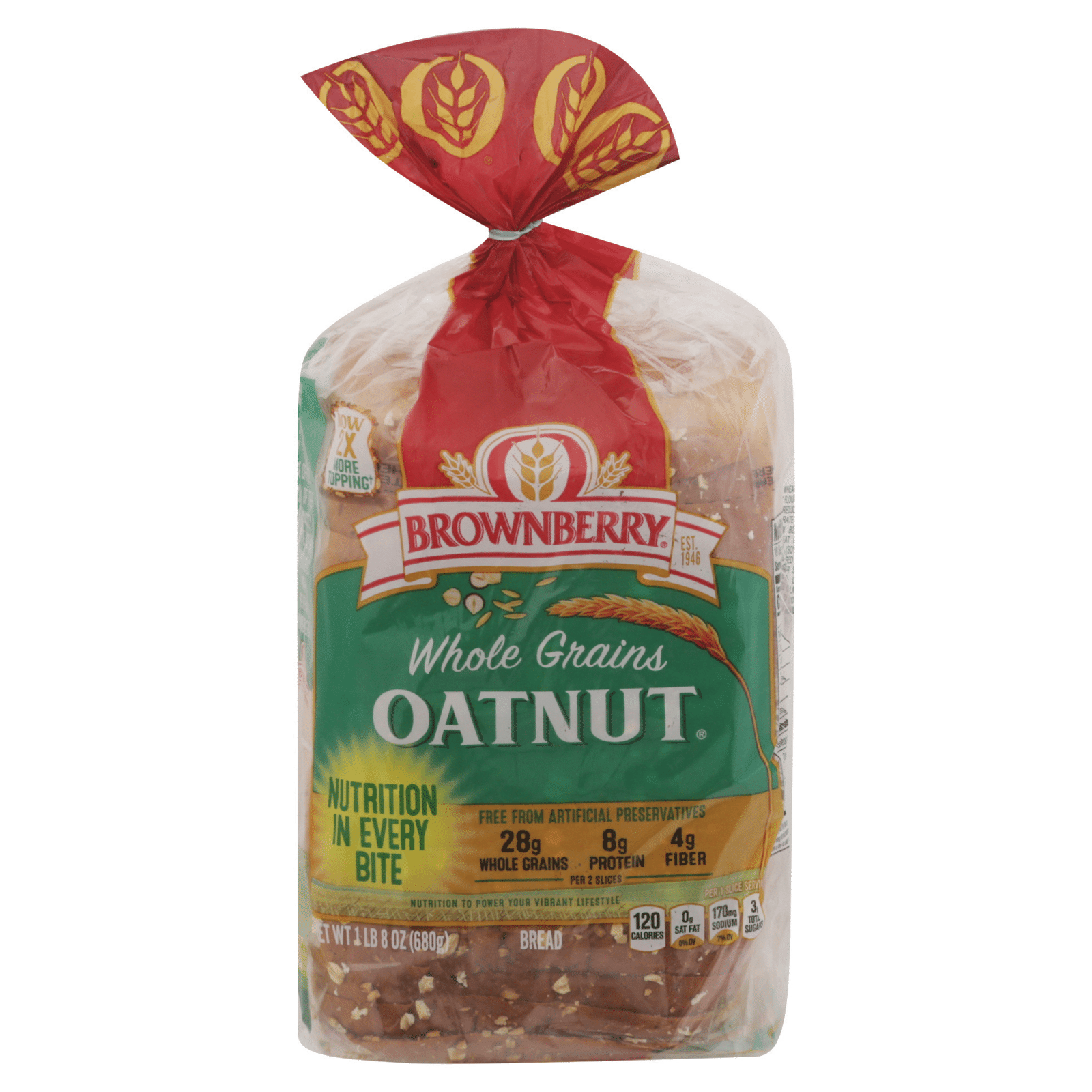 Brownberry Whole Grains Oatnut Bread