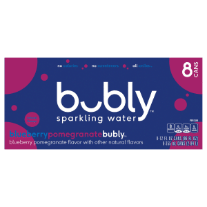bubly Sparkling Water Blueberry Pomegranate
