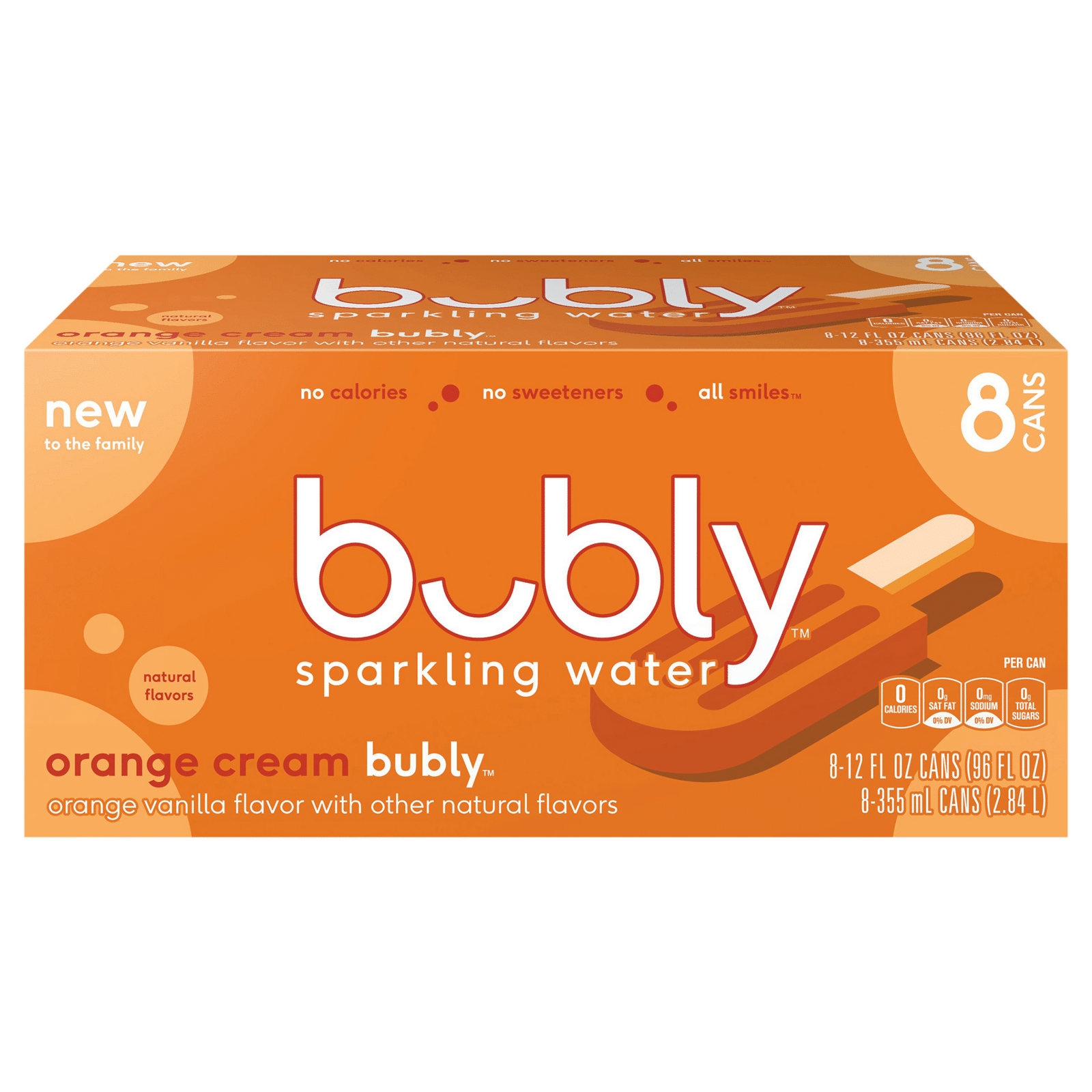 bubly Sparkling Water Orange Cream