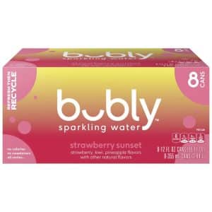 Bubly Strawberry Sunset Sparkling Water