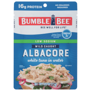 Bumble Bee Low Sodium Wild Caught Albacore White Tuna In Water
