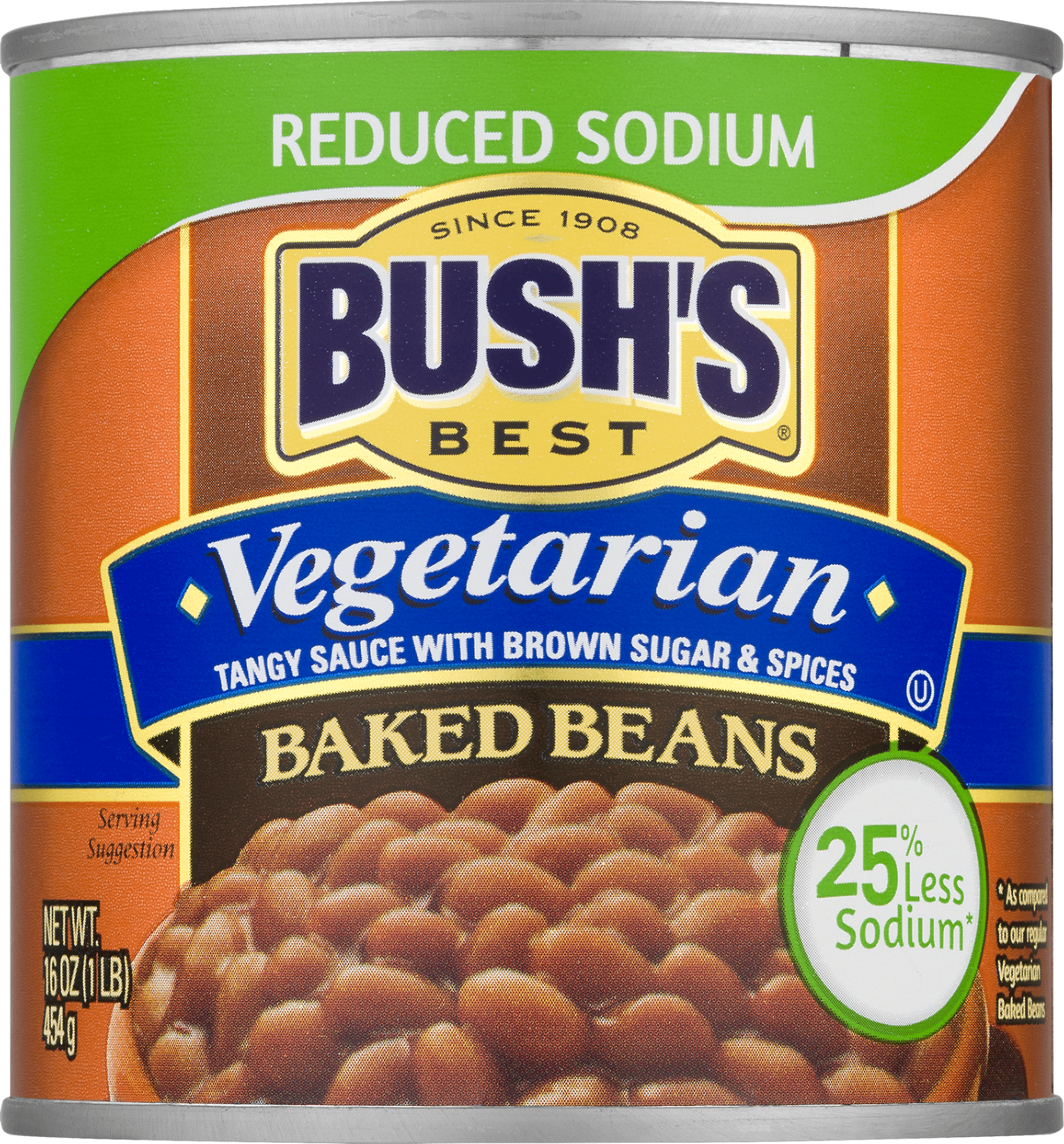 Bushs Best Vegetarian Baked Beans Reduced Sodium