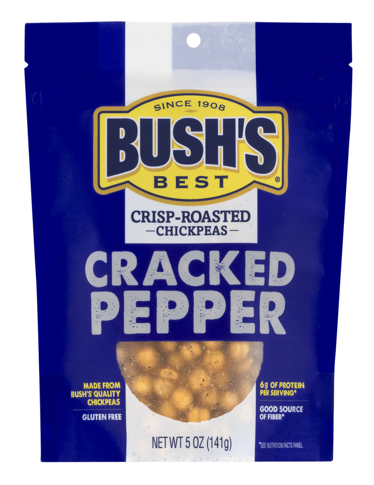 Bush's Best Crisp-Roasted Chickpeas Cracked Pepper