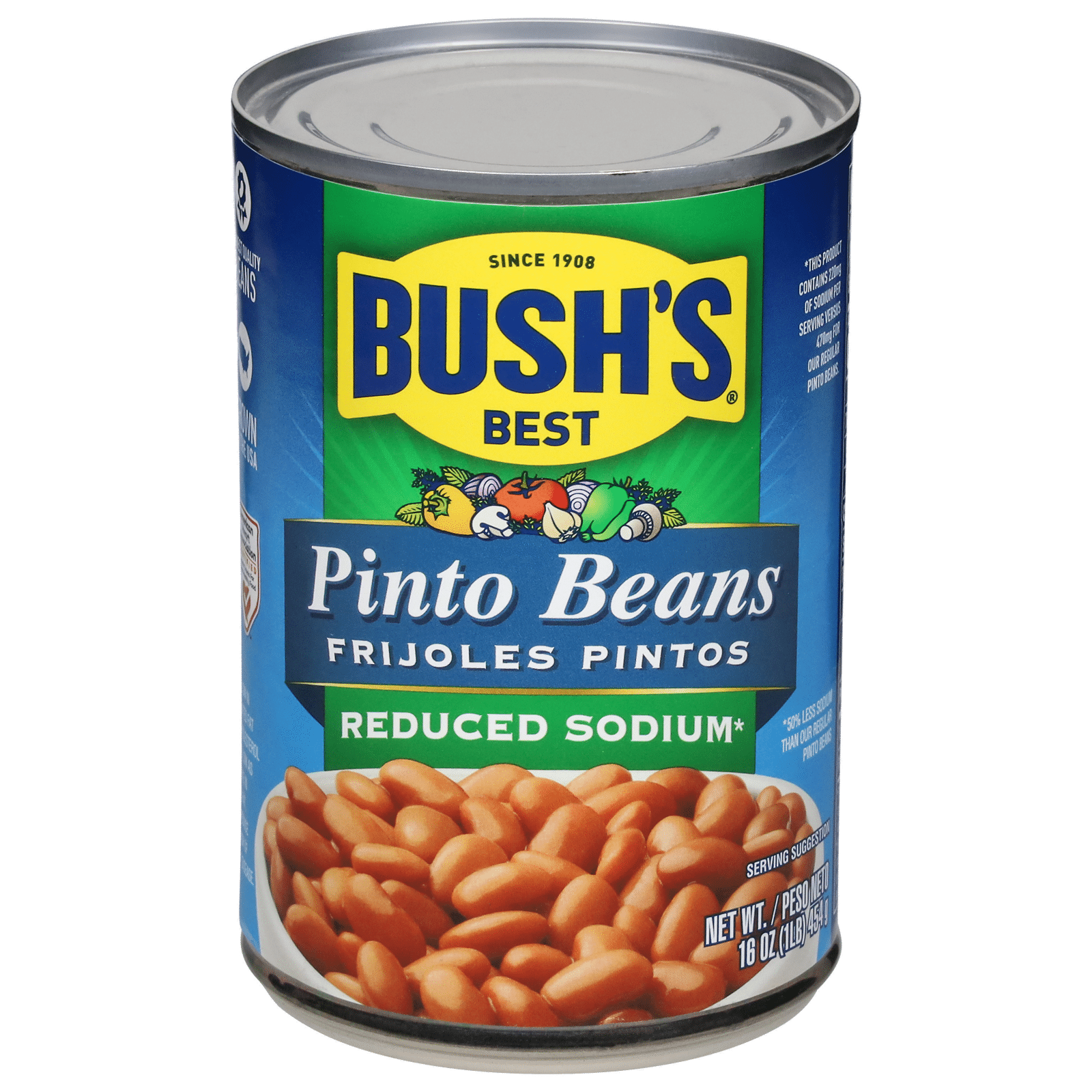 Bushs Best Reduced Sodium Pinto Beans
