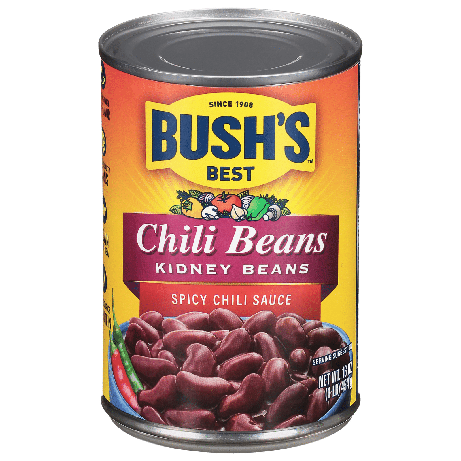 Bushs Best Spicy Chili Beans Kidney Beans