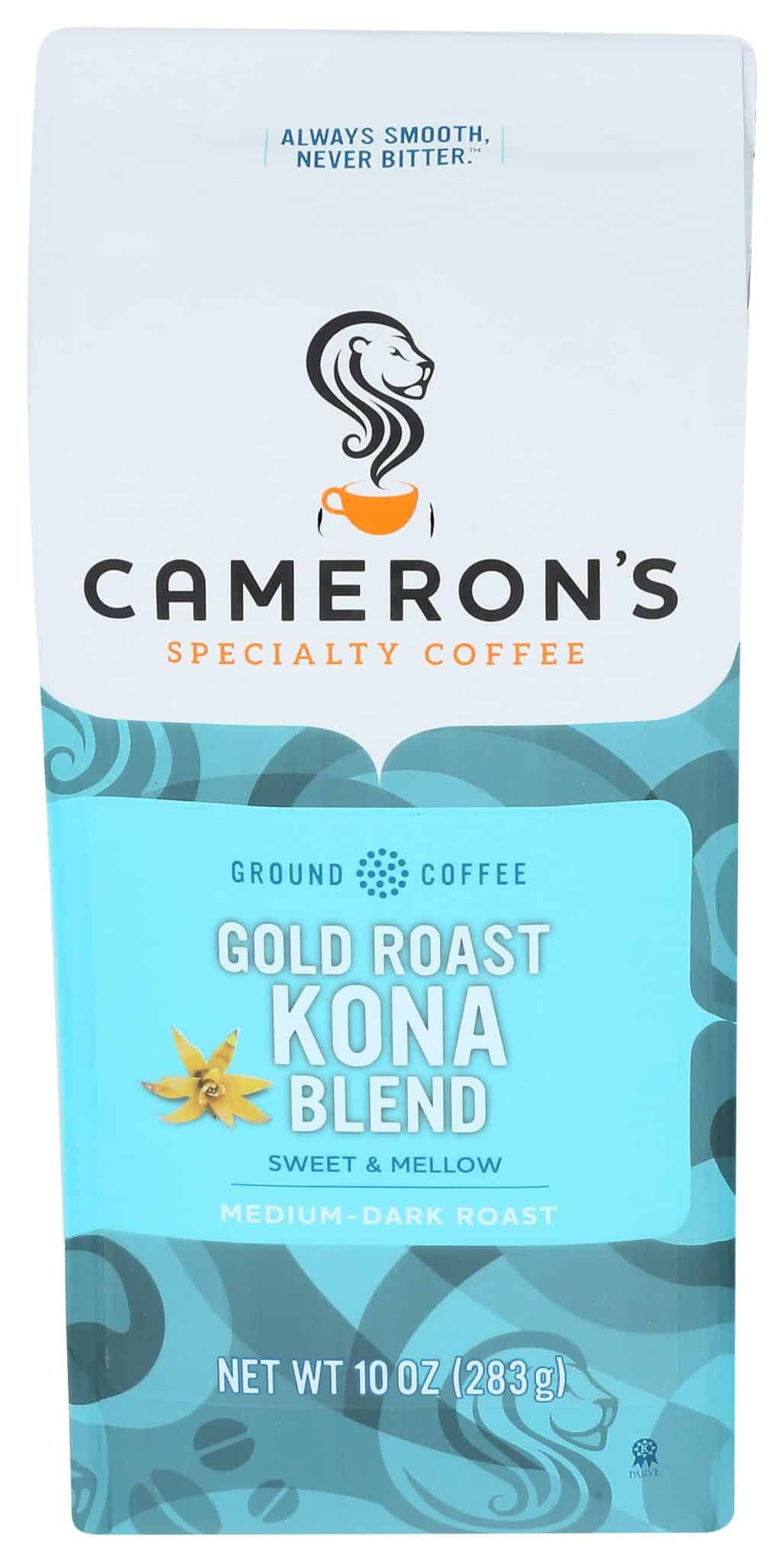 Cameron's Specialty Coffee Gold Roast Kona Blend Medium-Dark Roast Ground Coffee
