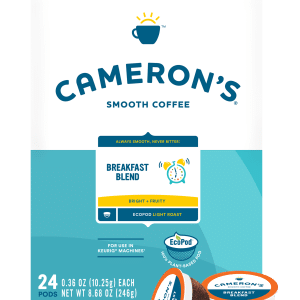 Cameron's Coffee Single Serve Pods, Breakfast Blend