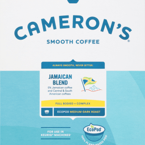 Cameron's Ecopod Medium Dark Roast Jamaican Blend Smooth Coffee