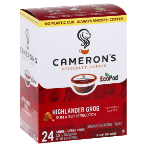Cameron's Specialty Coffee Highlander Grog Single Serve Pods