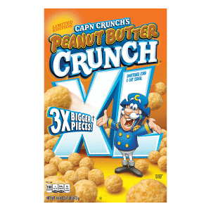 Cap'n Crunch's Peanut Butter Crunch Sweetened Corn & Oat Cereal