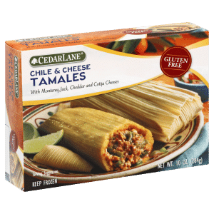 CedarLane Gluten Free Tamales Chile & Cheese