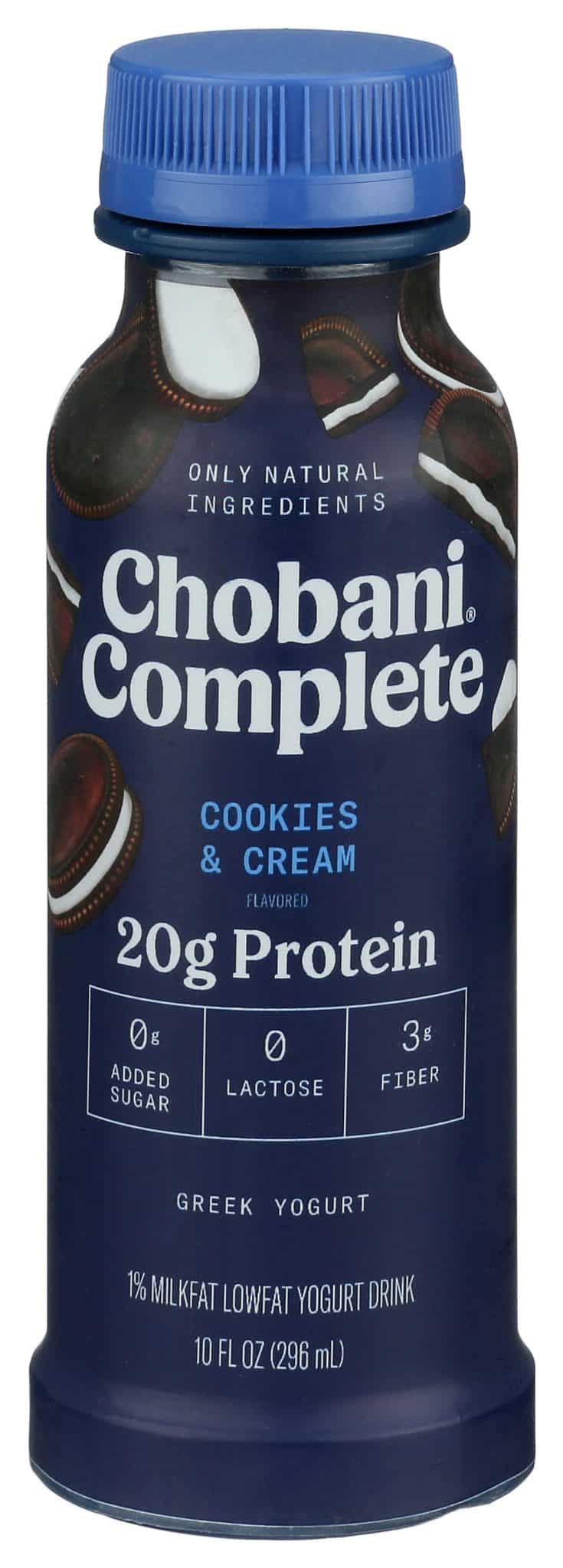 Chobani Complete Greek Yogurt Shake Cookies And Cream Lactose Free