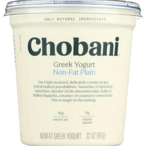 Chobani Non-Fat Greek Yogurt Plain
