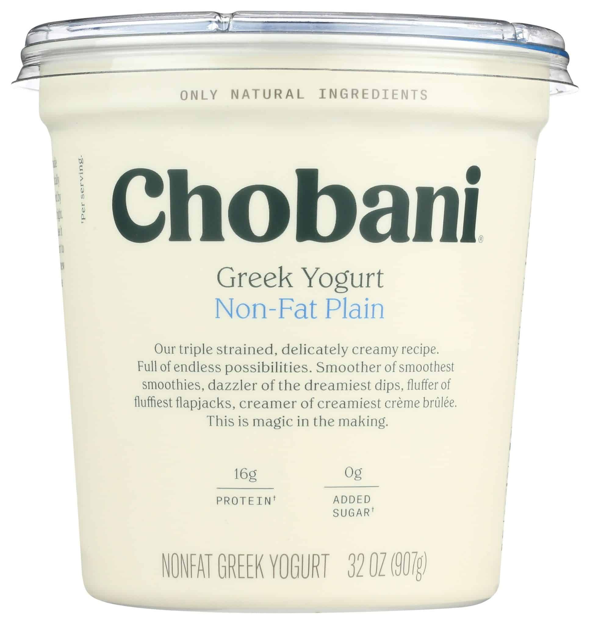 Chobani Non-Fat Greek Yogurt Plain