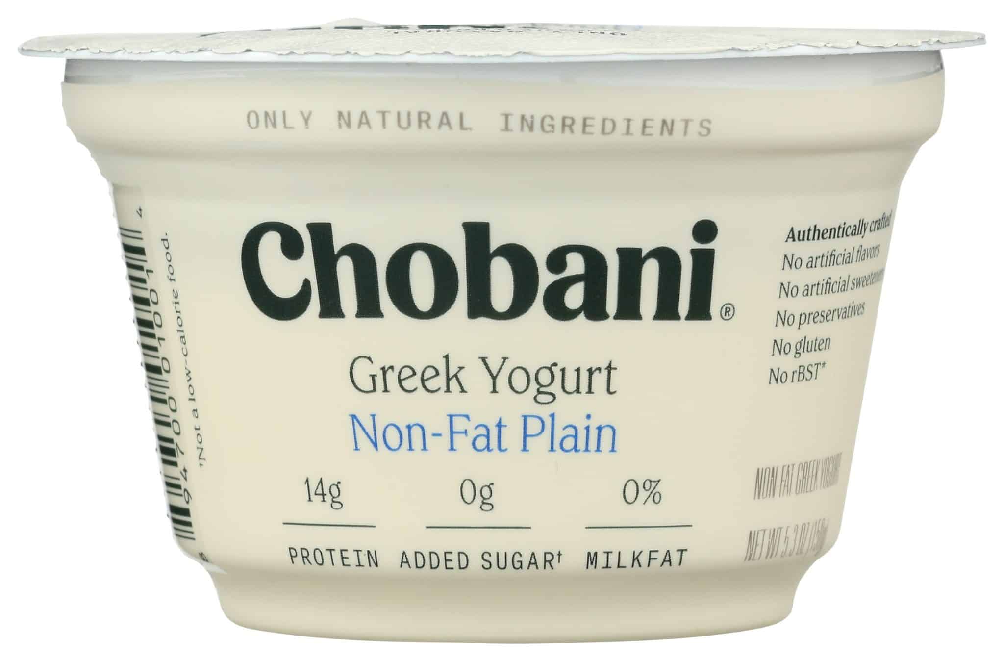 Chobani Greek Non-Fat Yogurt Plain