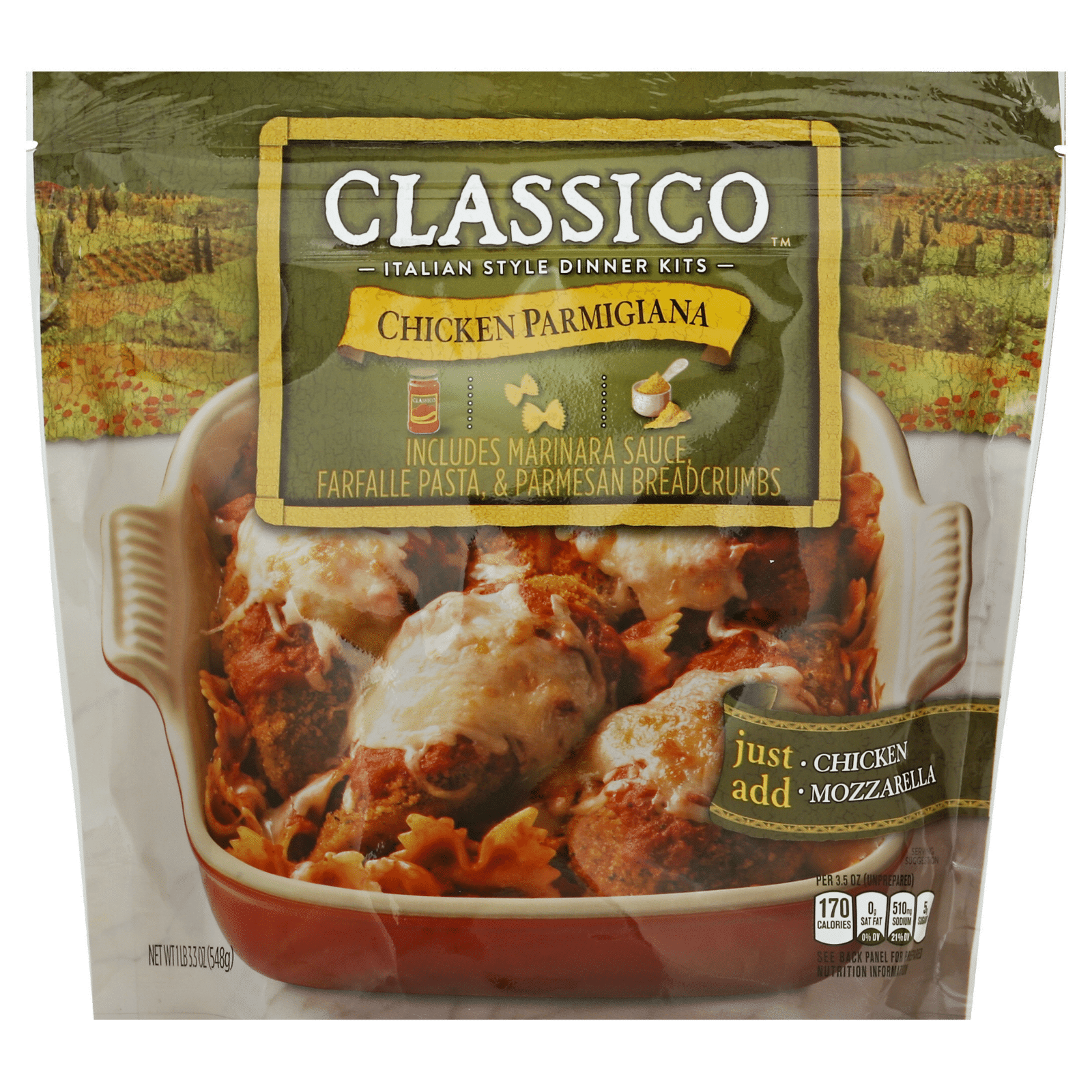 Classico Italian Style Dinner Kits Chicken Parmigiana