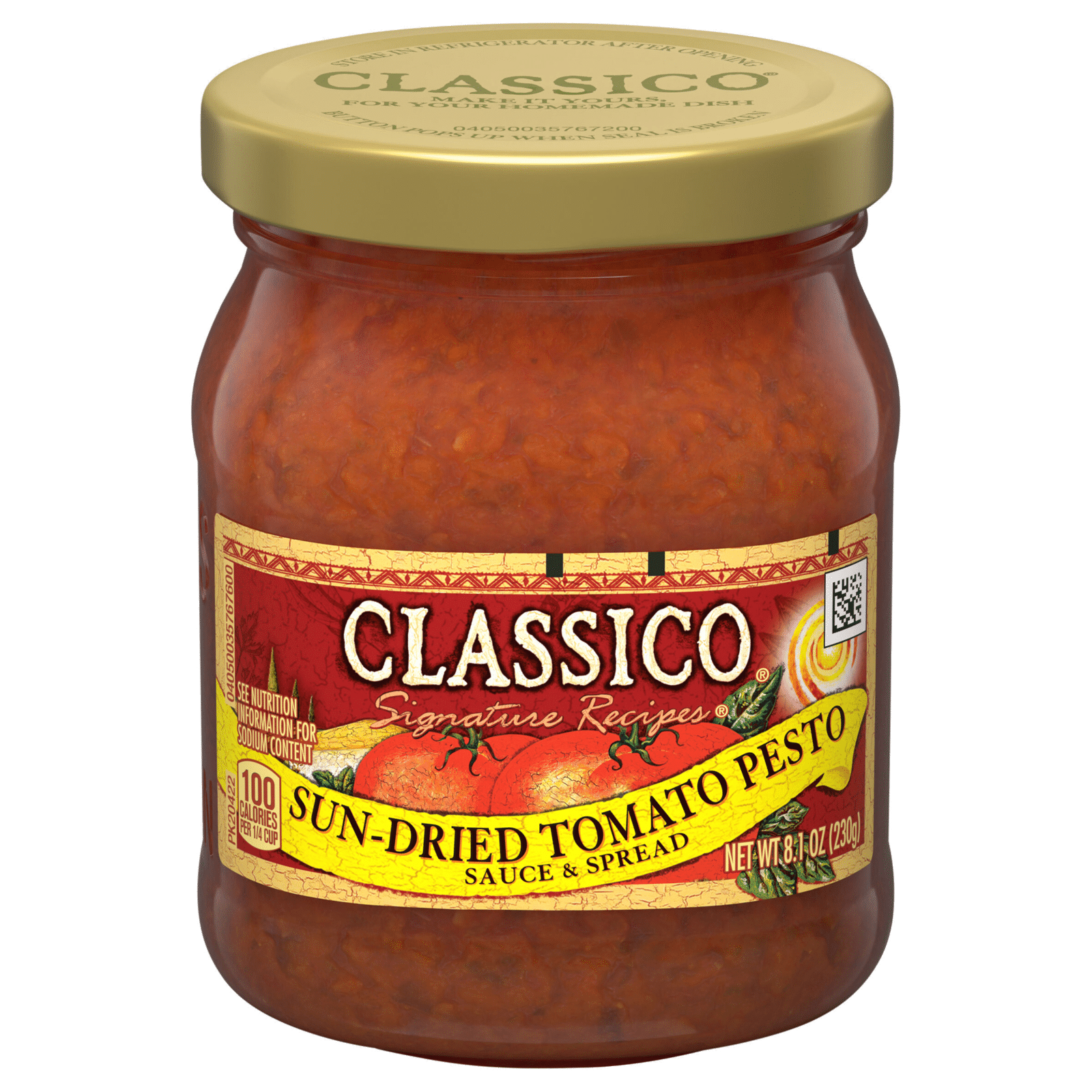 Classico Signature Recipes Sauce & Spread Sun-Dried Tomato Pesto