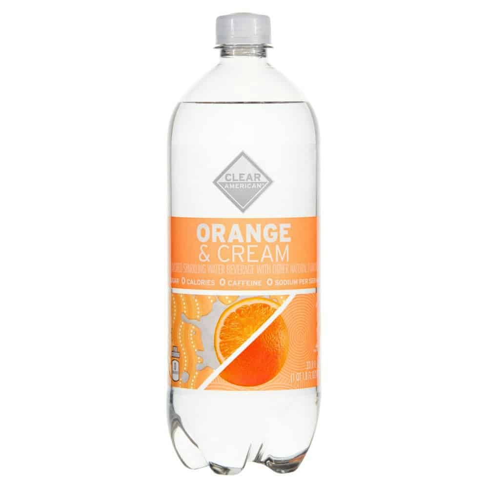 Clear American Sparkling Water Beverage Orange & Cream