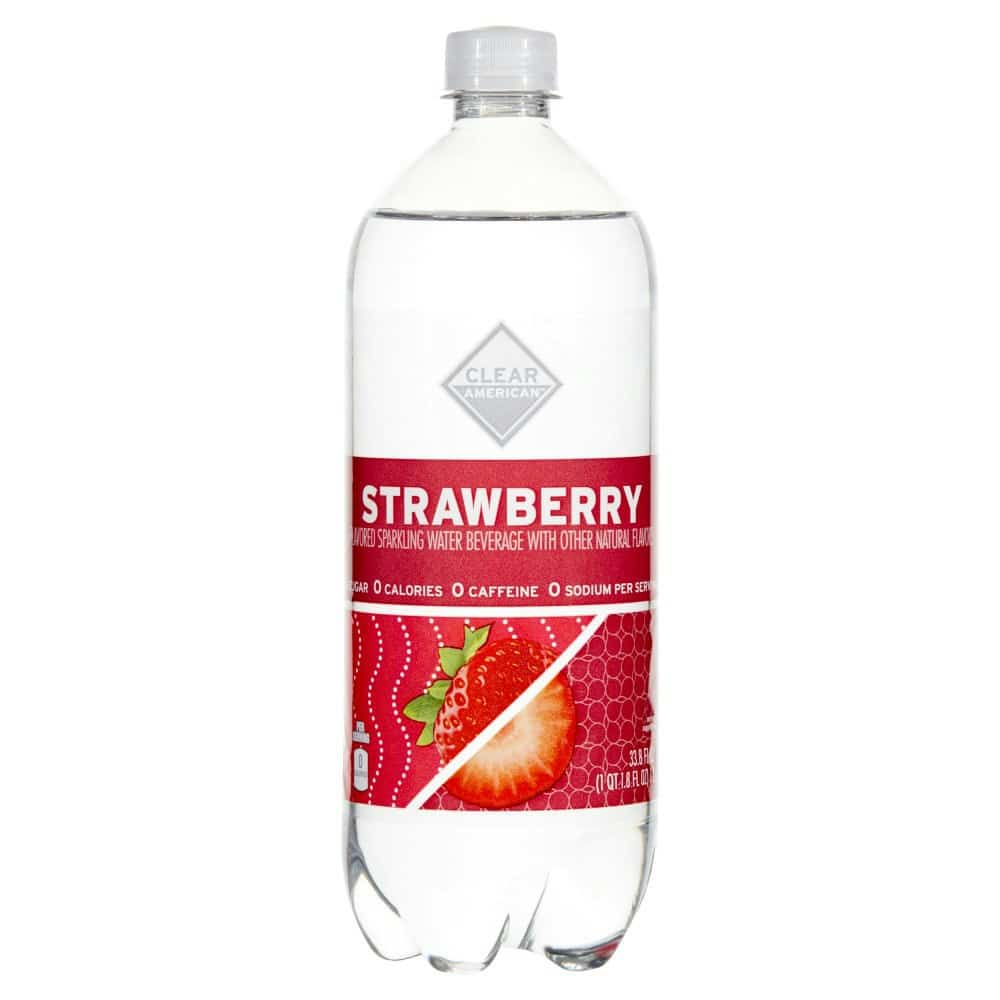 Clear American Strawberry Flavored Sparkling Water