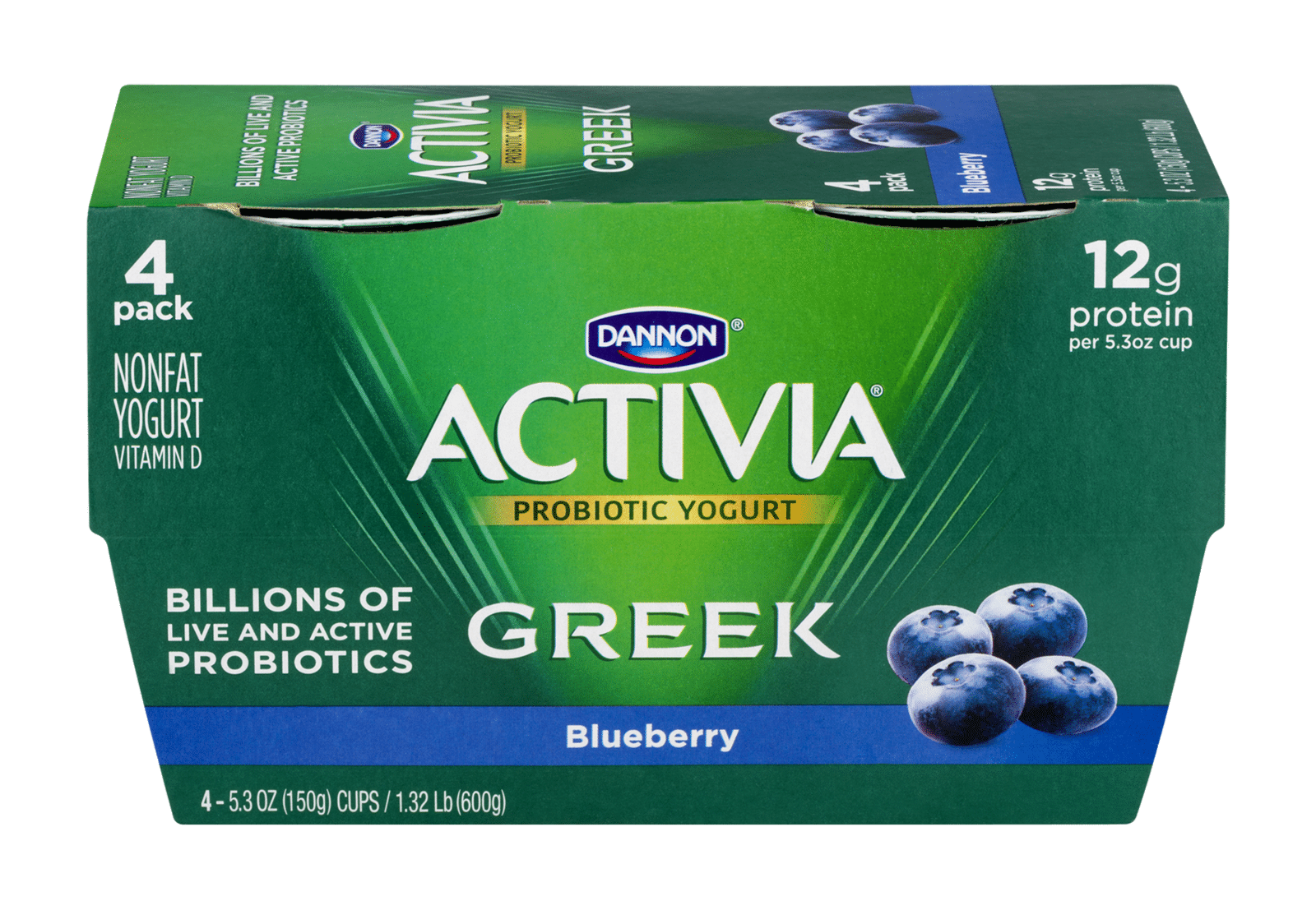 Activia Probiotic Yogurt Greek Blueberry