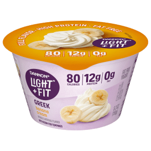 Dannon Light & Fit Nonfat Greek Yogurt Banana Cream
