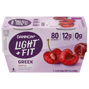 Dannon Light & Fit Greek Fat Free Yogurt Cherry