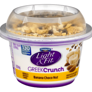 Dannon Light & Fit Yogurt Greek Crunch Nonfat Banana Choco Nut