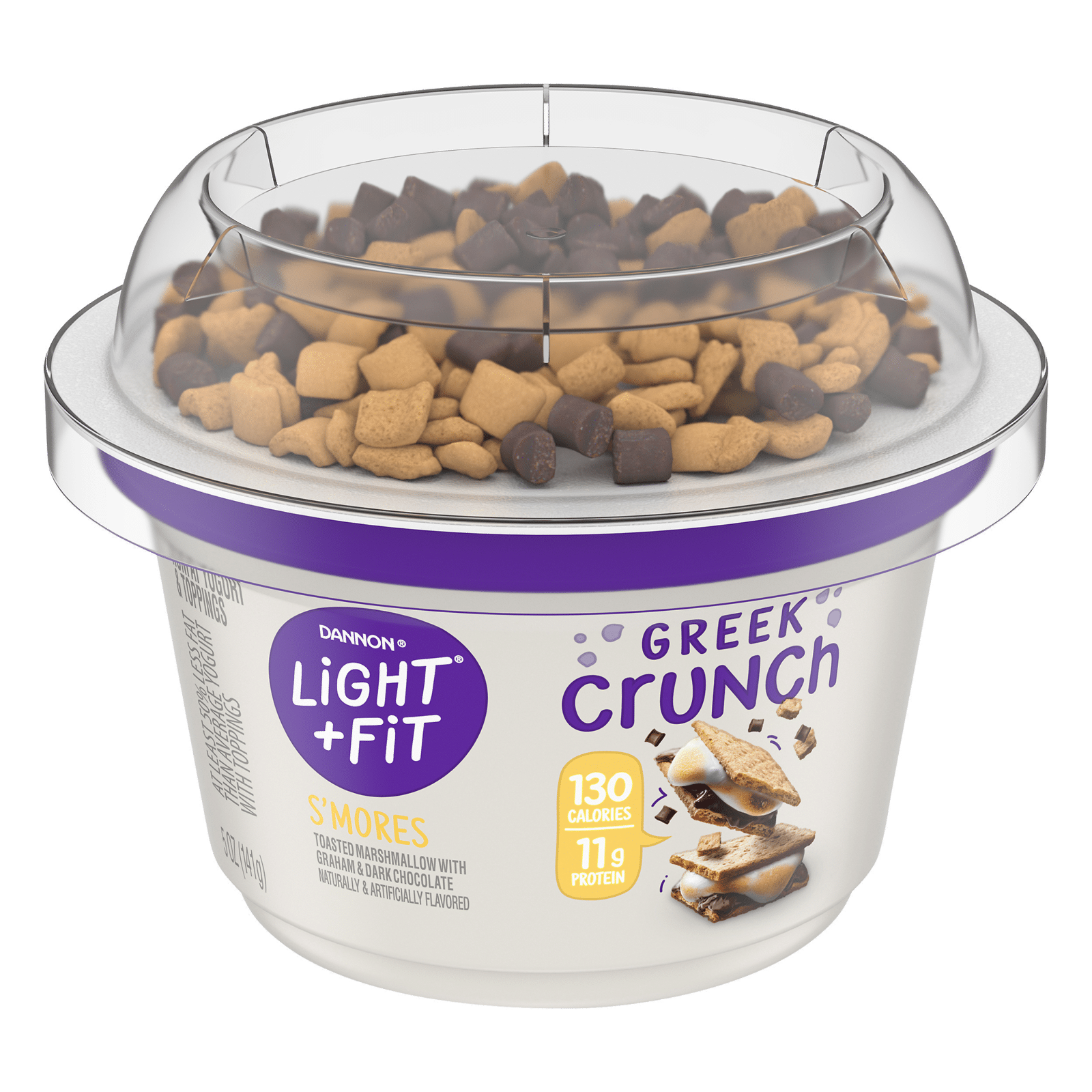 Dannon Light & Fit Greek Nonfat Yogurt S'mores Crunch